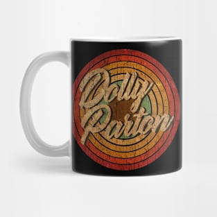 Dolly Parton - Dolly Parton circle vintage retro faded Mug